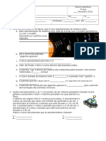 Teste Físico Química 7 Ano 1 Teste 2 Periodo