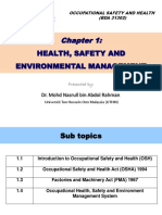 01 Health Safety & Environmental MGMT - Lecture Note - BDA