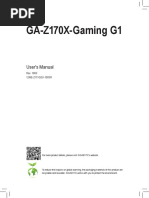 Mb Manual Ga Z170x Gaming G1 E Usb Graphics Processing Unit