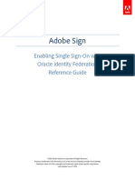 Adobe Sign SAML With Oracle Identity Guide