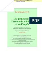 David Ricardo - Des Principes de L'économie Politique PDF