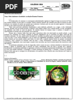 Meio Ambiente e Sociedade