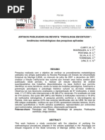 Artigos Publicados Na Revista Psicologia Em Estudo Tendências Metodológicas Das Pesquisas Aplicadas