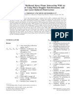 Investigating A Methanol Spray Flame Interacting With An