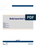 Monthly Corporate Action Tracker: June 6, 2016