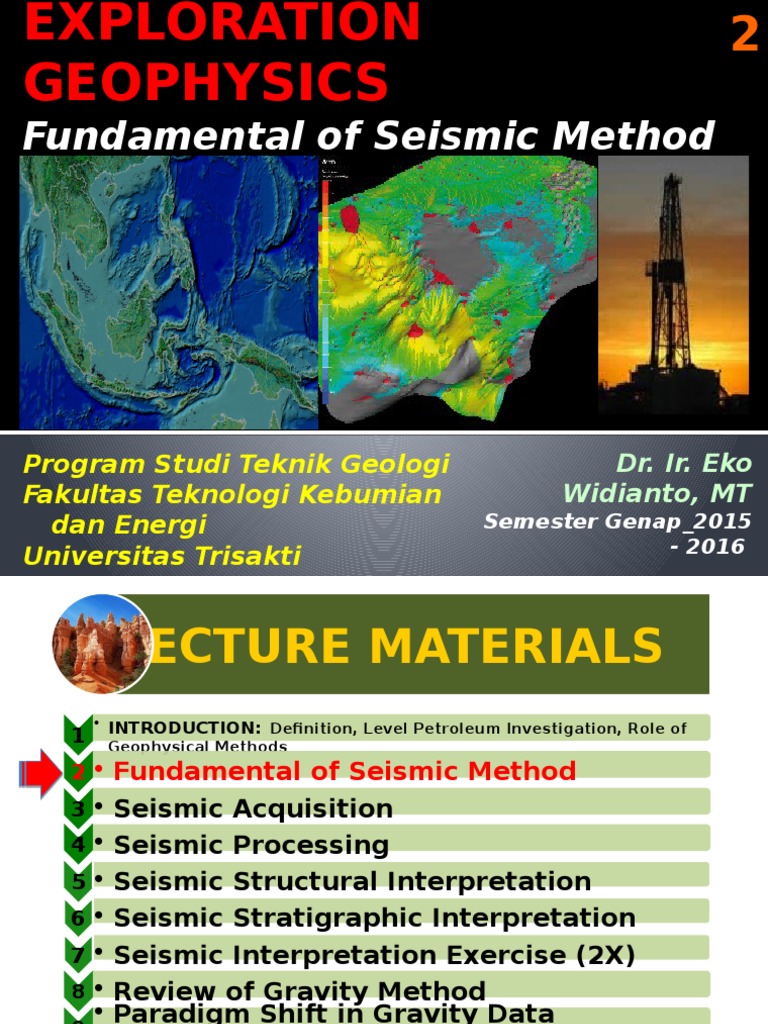 Seismic Methods in Indonesian Geophysics | PDF | Waves | Reflection ...