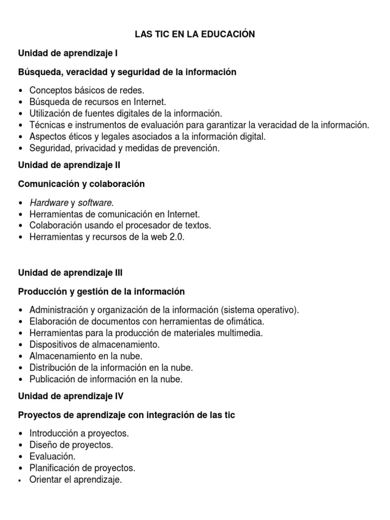 Las Tic en La Educación | PDF | Ciencias sociales | Informática