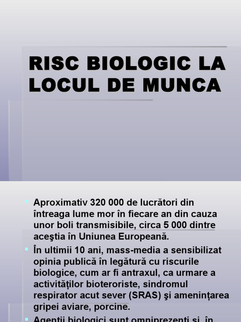 Risc Biologic | PDF