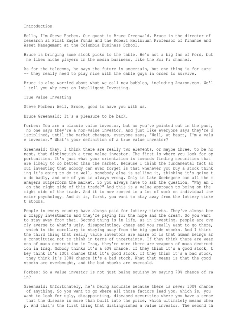 Bruce Springsteen intelligence overview