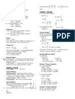 Math Cumulative 3 Review