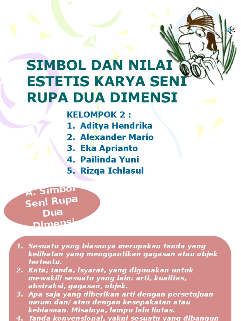 Simbol Dan Nilai Estetis Karya Seni Rupa Dua