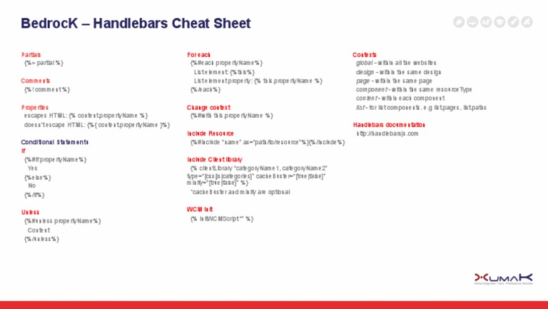 Handlebars Conditionals and Partials Guide | PDF