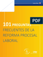 101 Preguntas Frecuentes de La Reforma Procesal Laboral