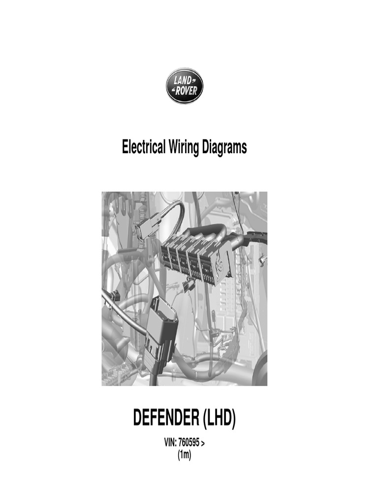 JLR 14 46 21_1E - Defender Electric Wiring Diagrams (LHD) - VIN 760595