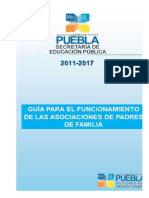 Guia para El Funcionamiento de Asociaciones de Padres de Familia Ciclo Escolar 2016-2017