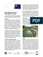 Kurunegala Summary Water Quality-Final