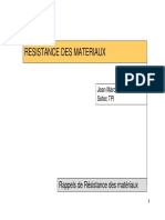 Rappels de Résistance Des Matériaux