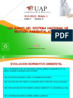 Qinta clase - Ley Marco del Sistema Nacional de Gestion Ambiental 28245.ppt