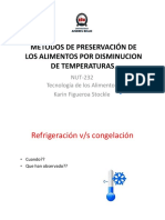 Clase 3 Métodos de Preservación Disminucion de Temperaturas