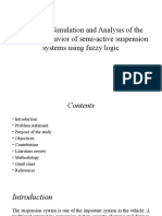 Modeling and Analysis of Nonlinear Semi-Active Suspension Systems Using Fuzzy Logic