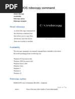 Robocopy Guide CMD