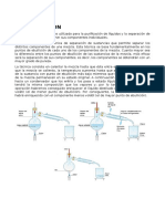 Destilación y cristalización: separación de mezclas