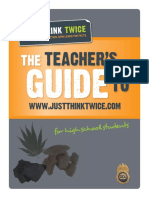 The Teacher's Guide to www.justthinktwice.com