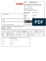 Comprobante de Retención PDF