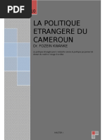 Download Cours de Politique Etrangre Du Cameroun by guymanuel20025387 SN327510883 doc pdf