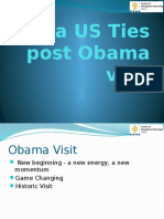 India US Ties Post Obama Visit