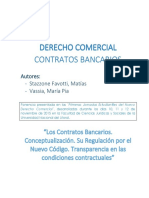 Los Contratos Bancarios. Conceptualización CCyC PDF