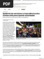 Epidemia de Narcisismo e Imprudência Entre Turistas Está Preocupando Autoridades - Viagem - Zero Hora - Viagem_ Vida e Estilo - Zero Hora