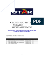 Circuit and Systems Assignment (1) .Doc EC Y1S2