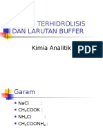 [KA] Garam Terhidrolisis Dan Larutan Buffer