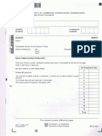 Science Paper 1- Oct 2012