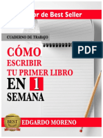 CUADERNO de TRABAJO Como Escribir en 1 Semana