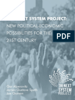 Alperovitz et al - The Next System Project