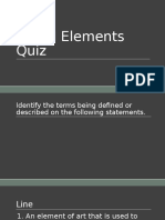 Visual Elements Quiz