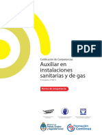 Auxiliar en Instalaciones Sanitarias y de g