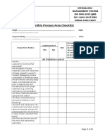 EHS Inspection Checklist