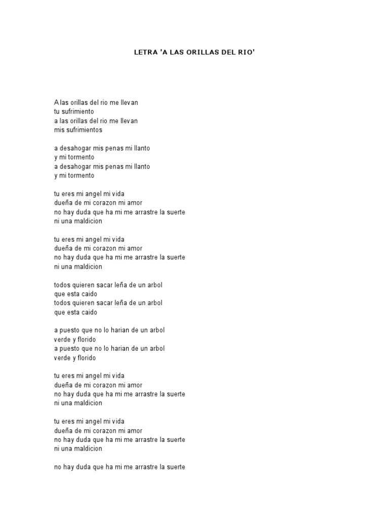 Letras de Los Kjarkas: Amor y Desamor | PDF | Amor | Religión y creencia