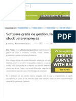 Software Gratis de Gestión, Facturación y Stock Para Empresas