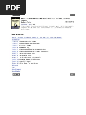 Wicked Cool Shell Scripts 101 Scripts For Linux Mac Os X And Unix Systems 04 Pdf Unix Scripting Language
