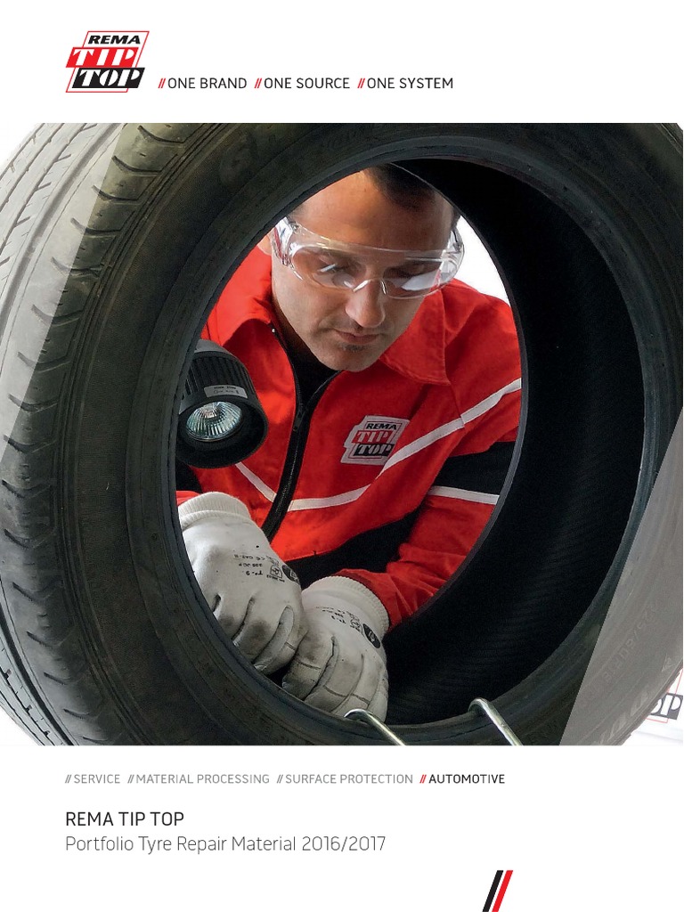 Rema Tip Top Portfolio Tyre Repair Material 2016 2017 5811901 TRM