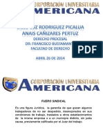 Fuero sindical: definición, alcance y trámite procesal especial