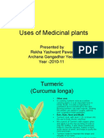 Uses of Medicinal Plants