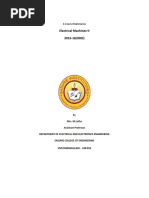 EE6504 Electrical Machines-II Notes