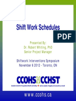 Shift Work Schedules