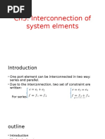 Interconnection of System Elements