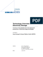 Technology Overview Electricity Storage SEFEP ISEA